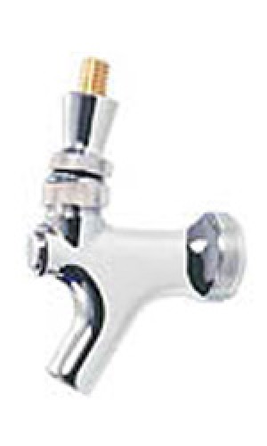 Beer Faucet, Chrome, Brass Lever