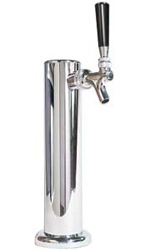 Single Faucet 2 1/2" Chrome Tower
