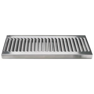 12 x 5 surface mount stainless steel drip tray