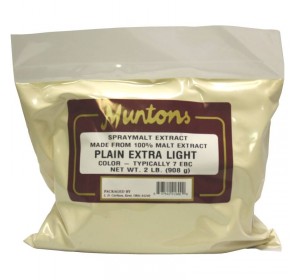 MUNTONS 2 LB PLAIN EXTRA LIGHT SPRAY DRIED MALT EXTRACT