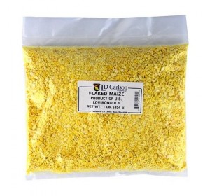 FLAKED MAIZE 1 LB BAG OF GRAIN 
