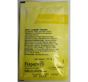 SAFLAGER S-23 DRY LAGER YEAST 11.5 GRAMS