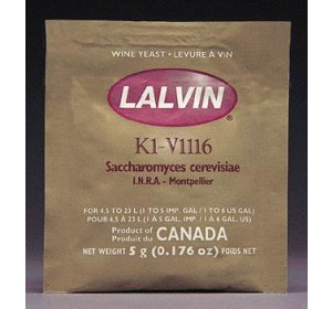 K1V-1116 LALVIN ACTIVE FREEZE- DRIED WINE YEAST