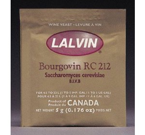 RC-212 LALVIN ACTIVE FREEZE- DRIED WINE YEAST