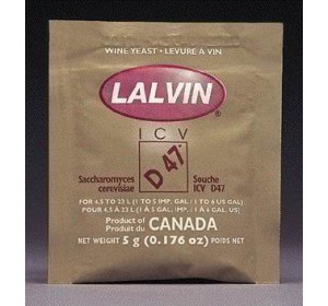 ICV-D-47 LALVIN ACTIVE FREEZE- DRIED WINE YEAST