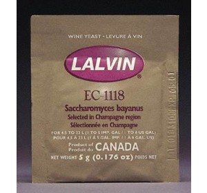 EC-1118 LALVIN ACTIVE FREEZE- DRIED WINE YEAST