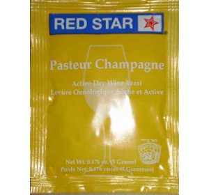 PASTEUR CHAMPAGNE RED STAR ACTIVE FREEZE-DRIED WINE YEAST