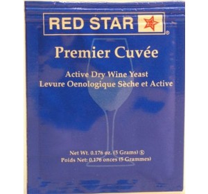 PREMIER CUVE'E PRISE DE MOUSSE RED STAR ACTIVE WINE YEAST