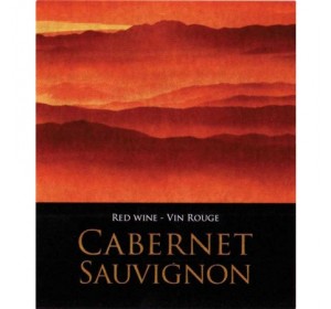 CABERNET SAUVIGNON WINE LABELS 30/PACK