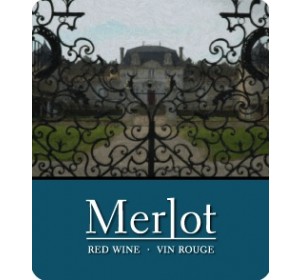 MERLOT WINE LABELS 30/PACK 