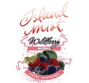 ISLAND MIST WILDBERRY SHIRAZ WINE LABELS 30/PACK