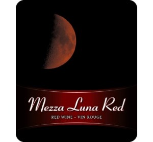 MEZZA LUNA RED WINE LABELS 30/PACK