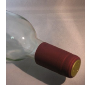 BURGUNDY PVC SHRINK CAPSULES 30/BAG
