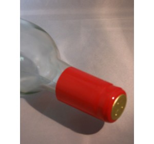 RED PVC SHRINK CAPSULES 30/BAG