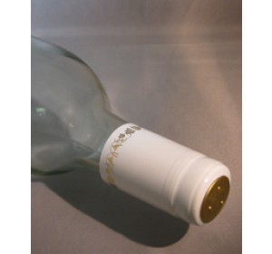 WHITE/GOLD GRAPES PVC SHRINK CAPSULES 30/BAG