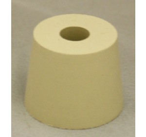 #6 DRILLED RUBBER STOPPER 