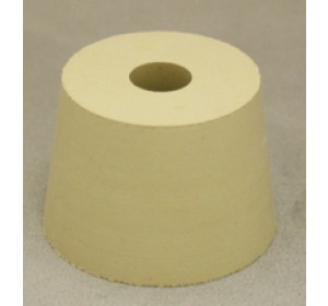 #7 DRILLED RUBBER STOPPER 