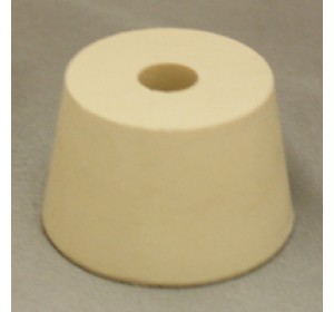 #7.5 DRILLED RUBBER STOPPER 