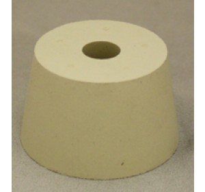 #8 DRILLED RUBBER STOPPER 