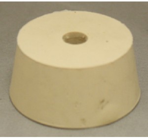 #10.5 DRILLED RUBBER STOPPER 