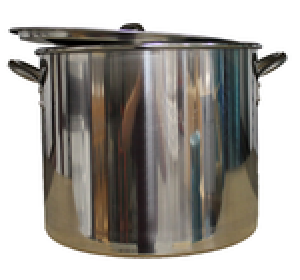 20 QT STAINLESS STEEL BREWING POT WITH LID