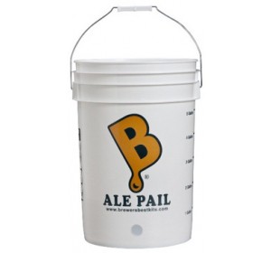 "ALE PAIL" 6.5 GALLON BOTTLING BUCKET WITH 1" HOLE (WITHOUT LID)