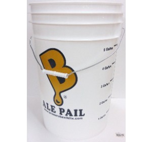 "ALE PAIL" 6.5 GALLON FERMENTING BUCKET (WITHOUT LID)