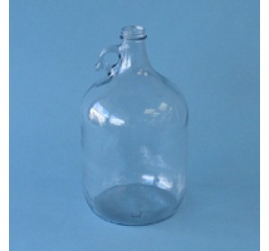 CLEAR ONE GALLON GLASS JUG 