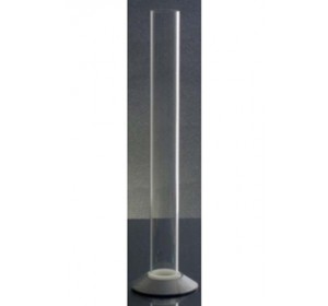 12" PLASTIC HYDROMETER TEST JAR WITH SCREW OFF BASE