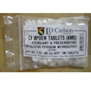 POTASSIUM CAMPDEN TABLETS 100 EACH
