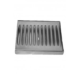 6 x 5 surface mount stainless steel drip tray
