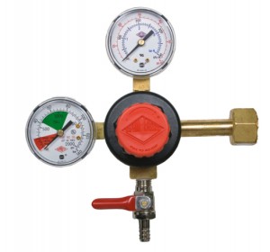  Taprite Brand CO2 Beer Regulator, Double Gauge, 5/16 Check Valve