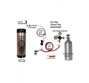 1 Faucet Refrigerator Economy Conversion Kit for Homebrew with keg