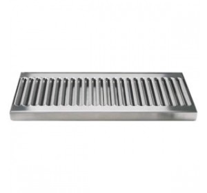 12 x 5 surface mount stainless steel drip tray